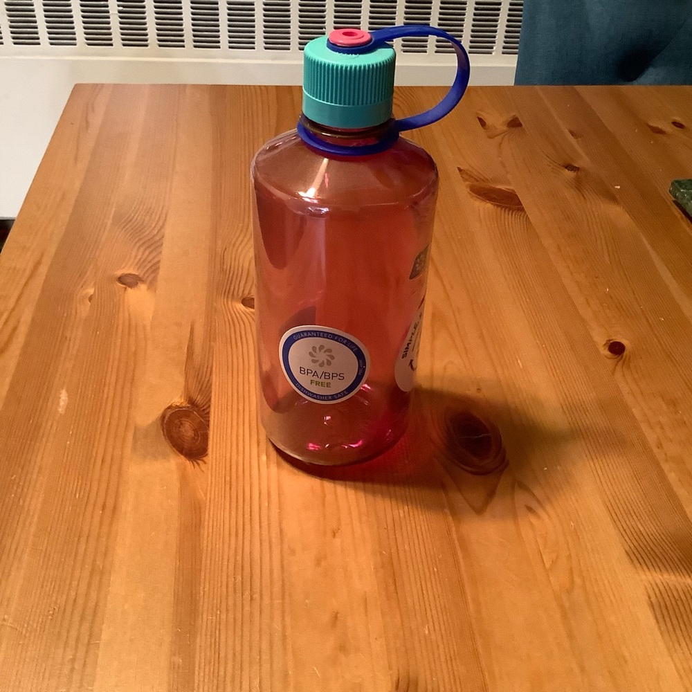 Magenta Nalgene water bottle